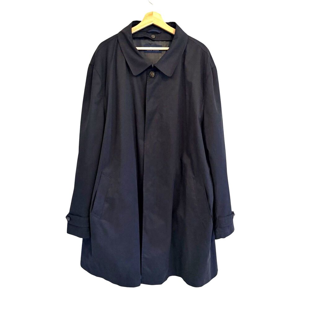 Vintage Ralph Ralph Lauren Mens Trench Coat Size 54L Removable Wool/Poly Lining